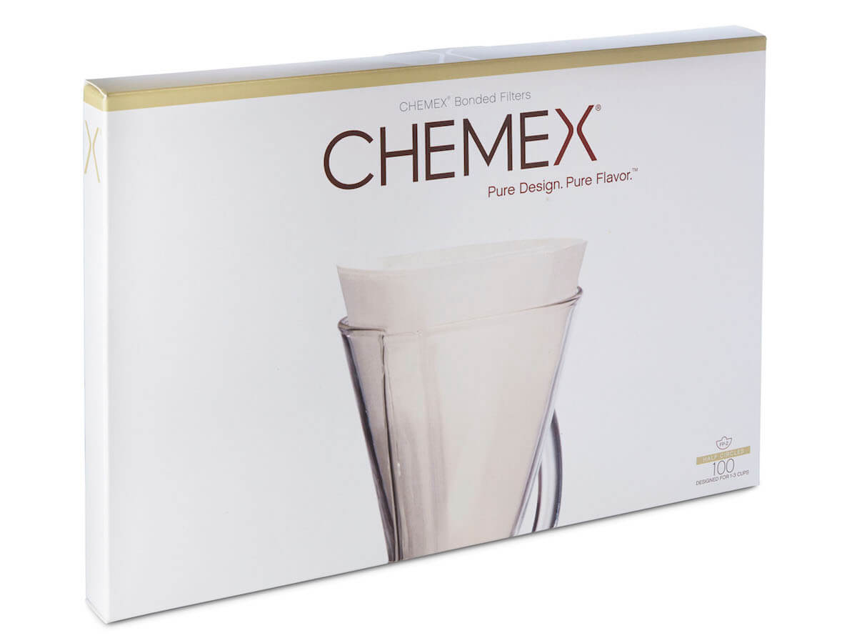 CHEMEX® Half Moon Coffee Filters (100-Pack) | FP-2
