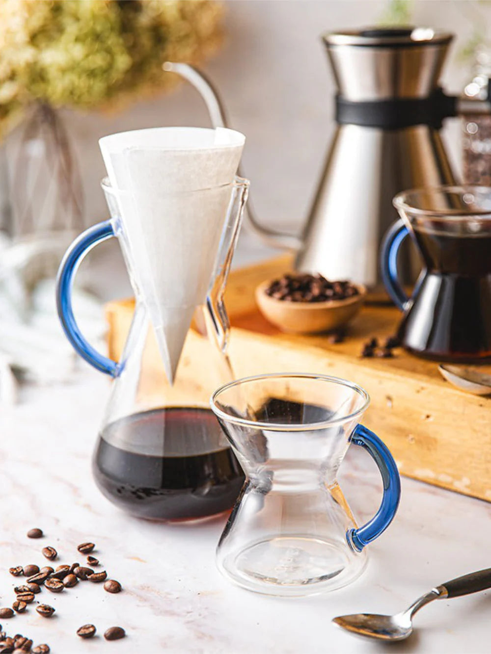 CHEMEX® Half Moon Coffee Filters (100-Pack) | FP-2