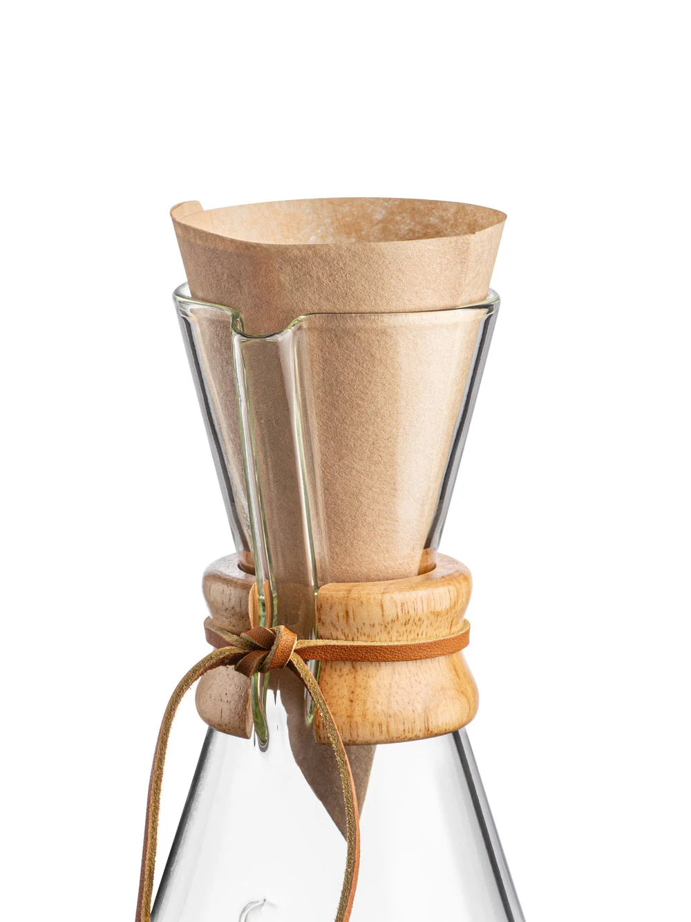 CHEMEX® Natural Half Moon Coffee Filters (100-Pack) | FP-2N