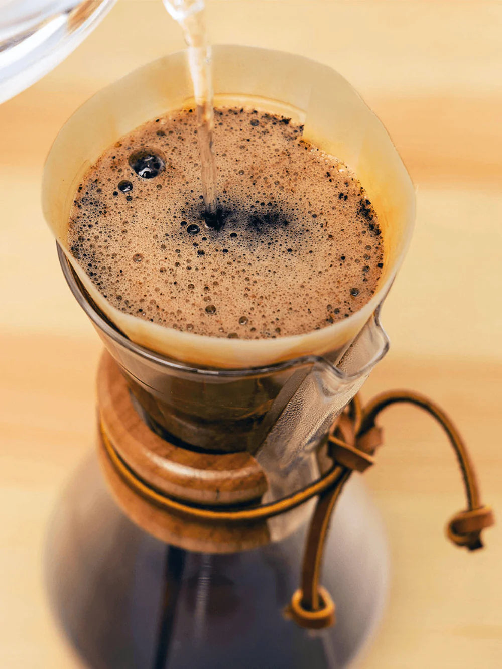CHEMEX® Natural Half Moon Coffee Filters (100-Pack) | FP-2N