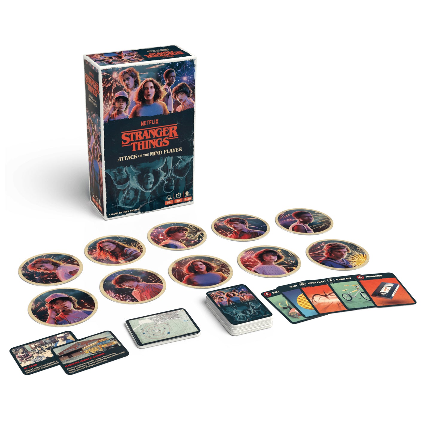 Stranger Things: board game contents.