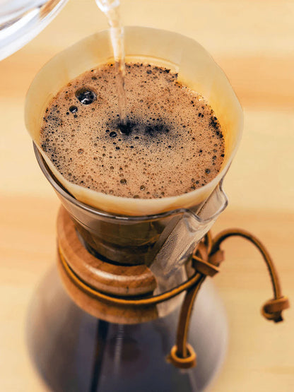 CHEMEX® Natural Half Moon Coffee Filters (100-Pack) | FP-2N