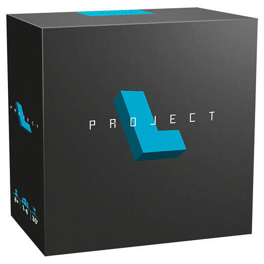 Project L: board game product cover.