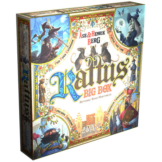 Rattus: board game product cover.